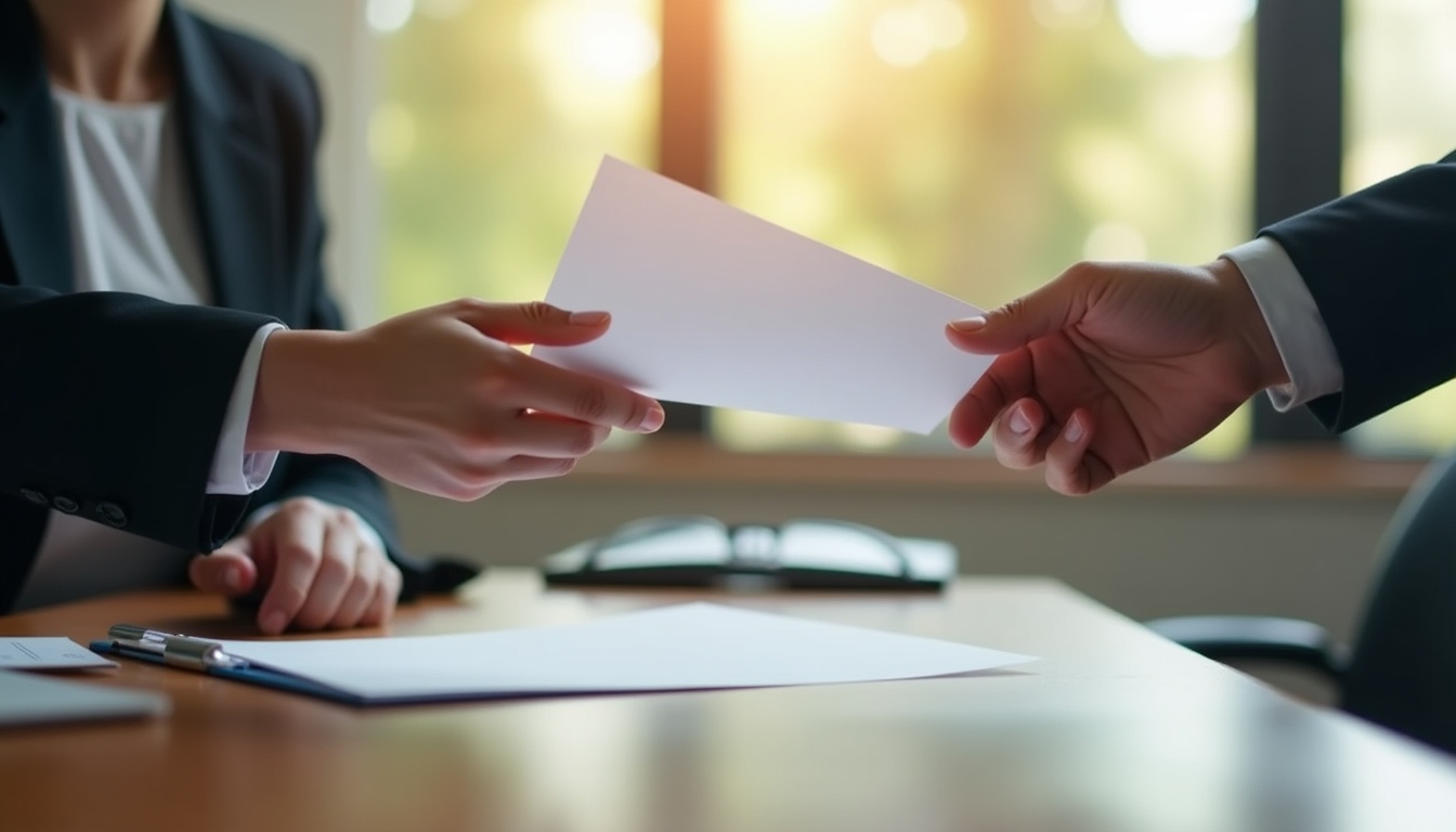 Guide complet : Comment rédiger et remettre votre lettre de démission en main propre