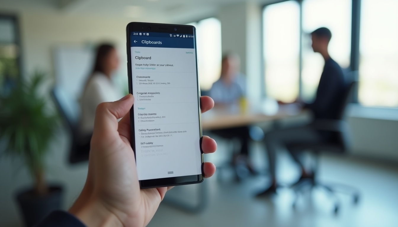 guide pratique comment acceder recuperer document depuis presse papier sur votre smartphone samsung 20251222092109