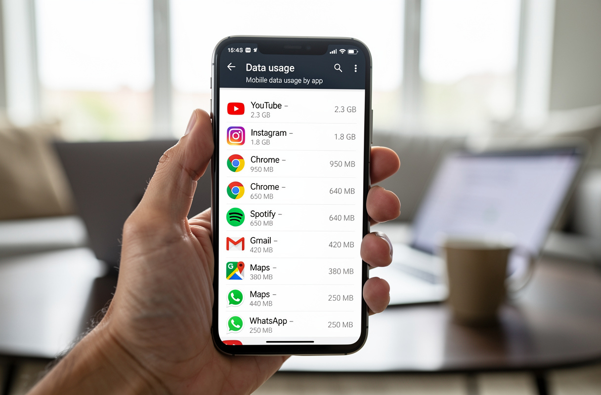 Pour un suivi efficace, exploitez les outils natifs de monitoring Internet mobile présents sur Android ou iPhone. Ils offrent un contrôle précis de la consommation Internet, affichant l’usage Internet smartphone par application et permettant de mettre en place un limitateur de données pour maîtriser vos dépenses.