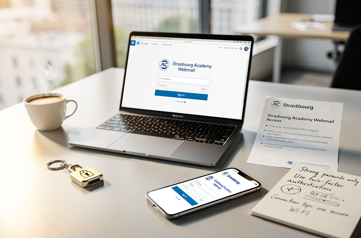 La messagerie de l’Académie de Strasbourg est accessible via une plateforme sécurisée à l’adresse https://webmail.ac-strasbourg.fr, offrant aux agents un outil essentiel pour gérer leurs communications professionnelles en toute sécurité. Utiliser un navigateur à jour comme Chrome, Edge, Firefox ou Safari garantit une expérience optimale et sécurisée lors de la connexion à la messagerie académique.