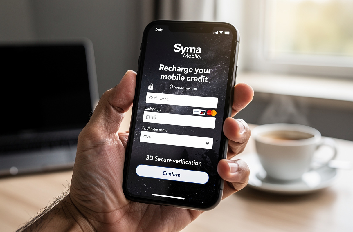 Opter pour le rechargement Syma Mobile par carte bancaire permet une grande flexibilité et une gestion précise de votre budget mobile. Les transactions sont traitées sans délai, avec une sécurité renforcée. Ce mode de paiement s’adapte aussi bien aux utilisateurs occasionnels qu’aux professionnels, offrant un contrôle total sur les montants sélectionnés selon les besoins réels.