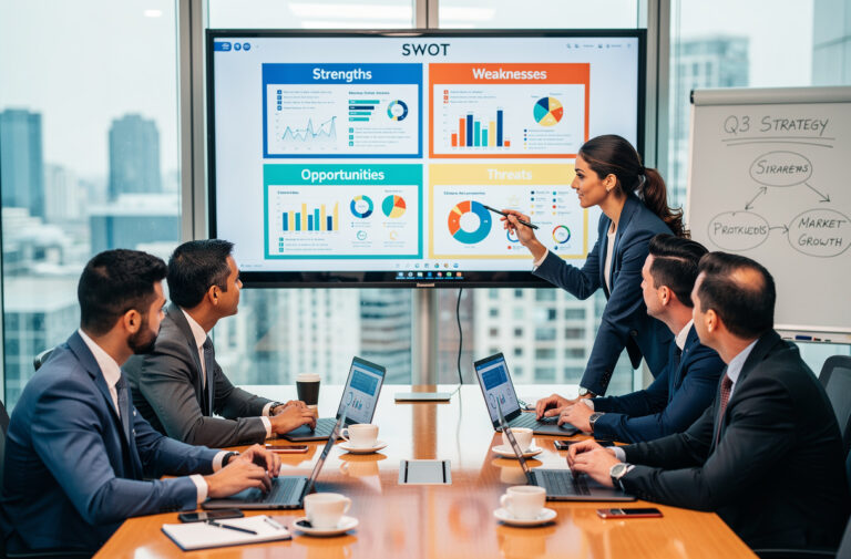 L’analyse SWOT permet de comprendre ses forces internes, faiblesses, opportunités du marché et menaces externes pour élaborer une stratégie gagnante. En identifiant précisément ces quatre dimensions, les entreprises peuvent mieux réussir en adaptant leurs actions aux réalités du terrain et en anticipant les évolutions. Cette méthode stratégique optimise la prise de décision et la croissance durable.