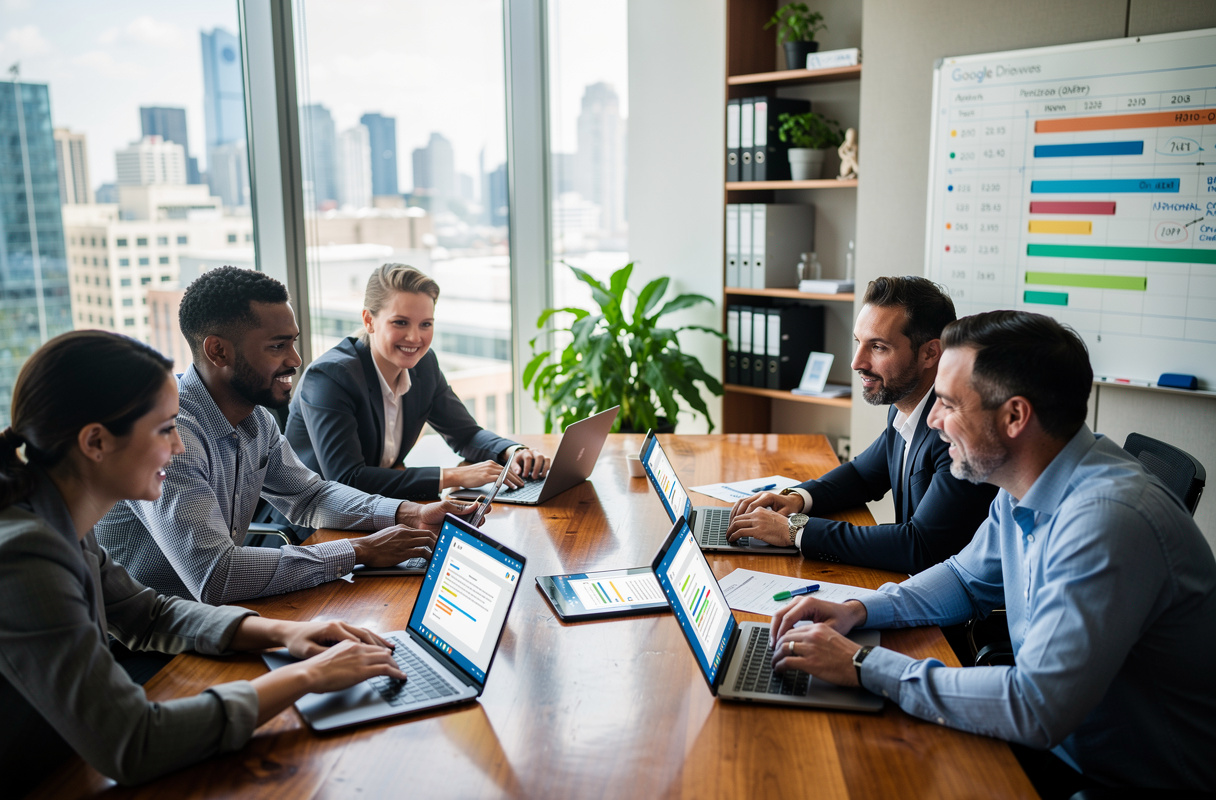Grâce à Google Drive, les entrepreneurs bénéficient d’un espace de stockage cloud gratuit de 15 Go avec possibilité d’extension, facilitant la sauvegarde et la récupération des données sensibles. Son intégration avec la suite G Suite garantit une productivité accrue, que ce soit pour l’édition collaborative ou l’organisation des fichiers, rendant l’outil incontournable dans le quotidien entrepreneurial.